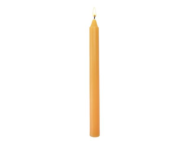 10" UNSCENTED COLUMN (ORANGE) (12/DISP)
